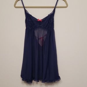 Betsey Johnson Sheer Chemise